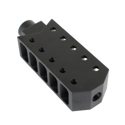 AR-10/LR-308 Rifle Barrett Style Muzzle Brake with Jam Nut